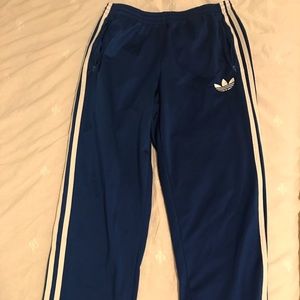Men’s Blue Adidas Jogger Track Pants